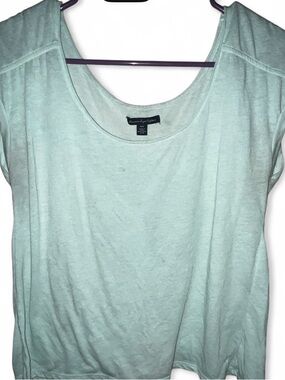American Eagle Outfitters Mint Short Sleeve Scoop Neck Tee